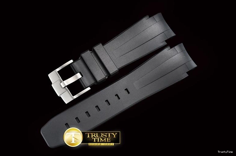 0121 Original ROLACC028D – Rubber B Black Vulcanized Strap For Rolex DeepSea 839